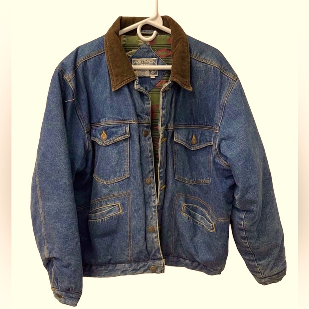 Vintage BRITTANIA insulated jean jacket